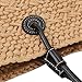 WGFOIP Straw Woven Beach Bag, Large Capacity Fashionable Shoulder Bag Top Handle Purse for Summer Travel Shopping