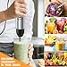 Immersion Hand Blender, AHNR 800W 3-IN-1 Immersion Blender 8-Speed, Includes 304 Stainless Steel Stick Blender, 500ml Food Processor, and Whisk Attachment, Multi-purpose Stick Blender for Baby Food, Juices, Sauces