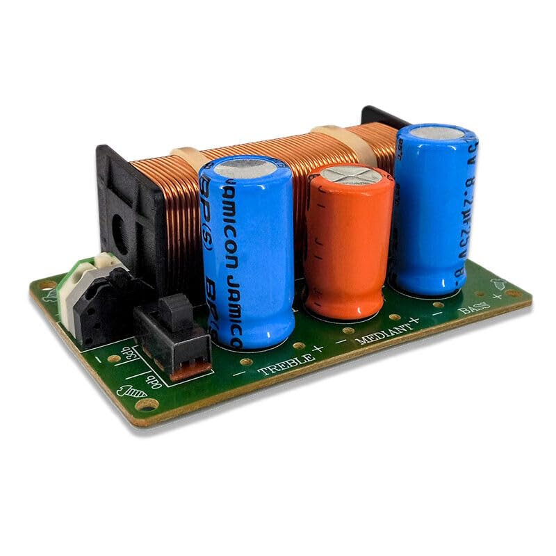 2pcs 120W 3 Way Bass Audio Speaker Frequency Divider Crossover Filters WEAH-336