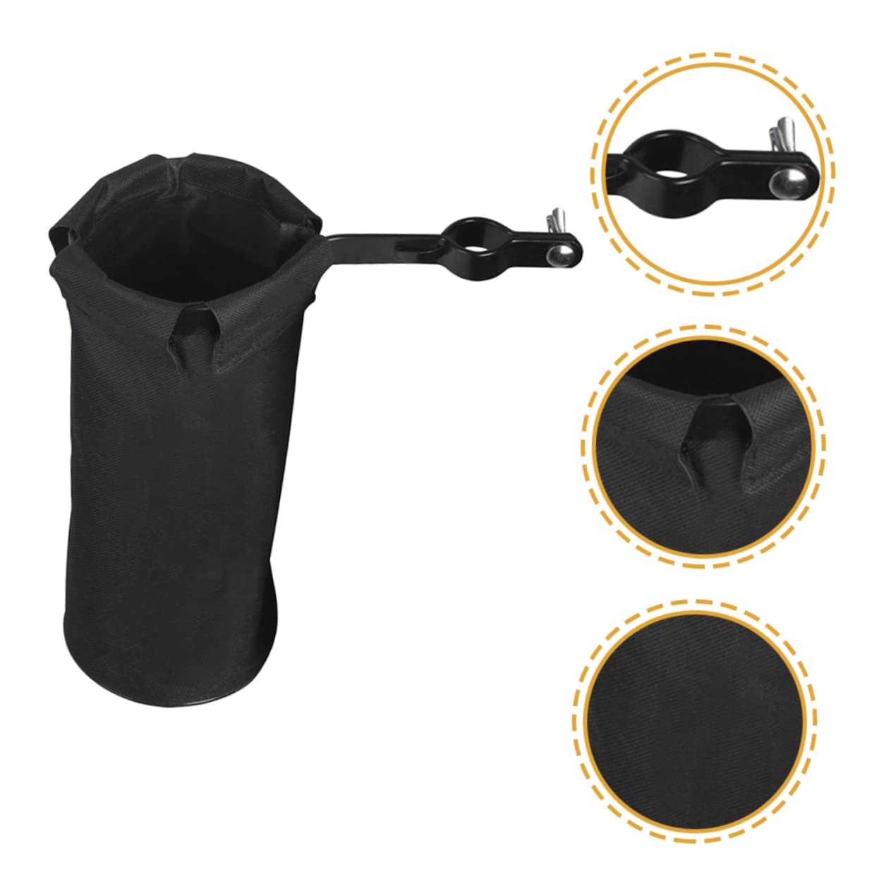 GOOHOCHY Drumstick Pouch Durable Storage for Drum Kit Mallets High Grade Material Professional Organizer for Drumsticks and Accessories Tough Wear Resistant Design