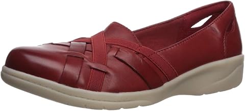 women's clarks red shoes