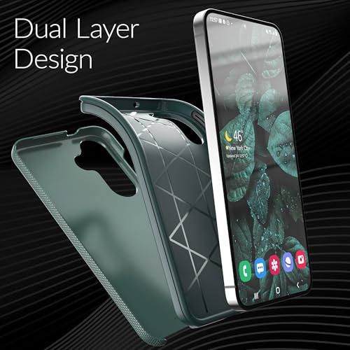 Image of Crave Compatible with Samsung Galaxy S25 Plus Case, Shockproof Protection Dual Layer Case for Samsung Galaxy S25 Plus (6.7 inch) - Forest Green