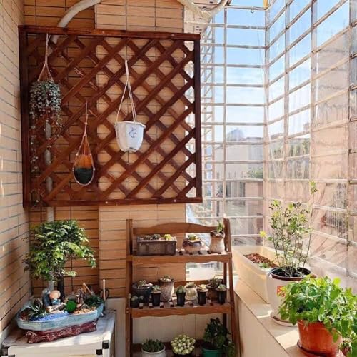 Bâche transparente imperméable pour pergola et balcon protectrice pluie