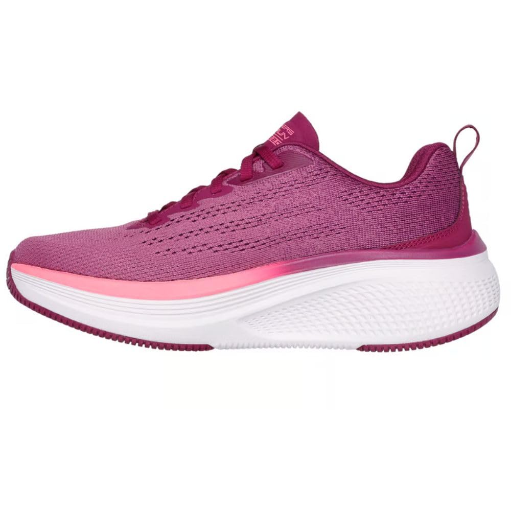 Skechers Women's Go Run Elevate 2.0 Sneaker, Raspberry Textile/Pink Trim, 4.5 UK