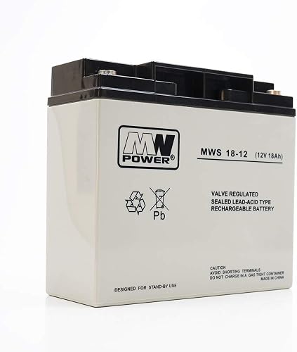 Pni Acc1812 Batteria Gel, Nero/Grigio - 5