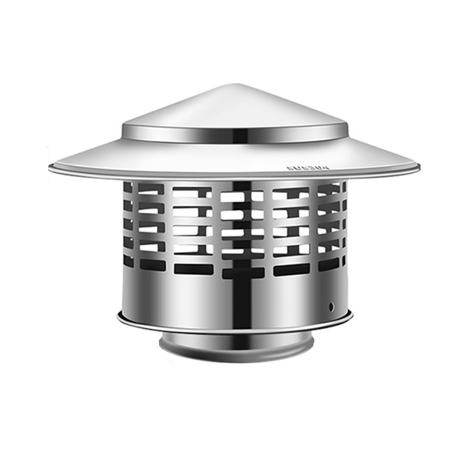 KGLHJDY Stainless Steel Chimney Cap Ventilation Rain Cover for 7.5cm Chimneys and Weatherproof Flue Guard Ideal for Fireplaces and Stoves