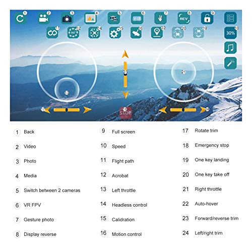 OWSOO Drone KK5 RC com Câmera 4K Wifi FPV Drone de Câmera Dupla Mini Brinquedo Quadcóptero Dobrável