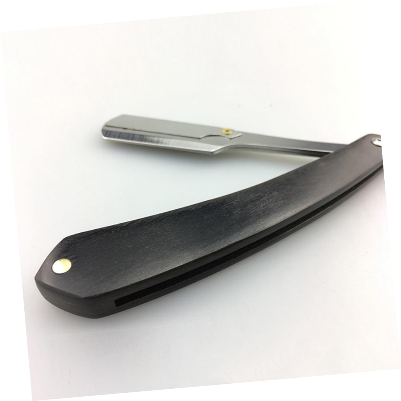 MAGICLULU 3 Pz Rasoio Da Barba in Metallo Coltello Da Barba Dritto Rasoio Da a Doppia Lama Da Kit Taglia Manuale Bambù Coltello Per Sopracciglia Uomo