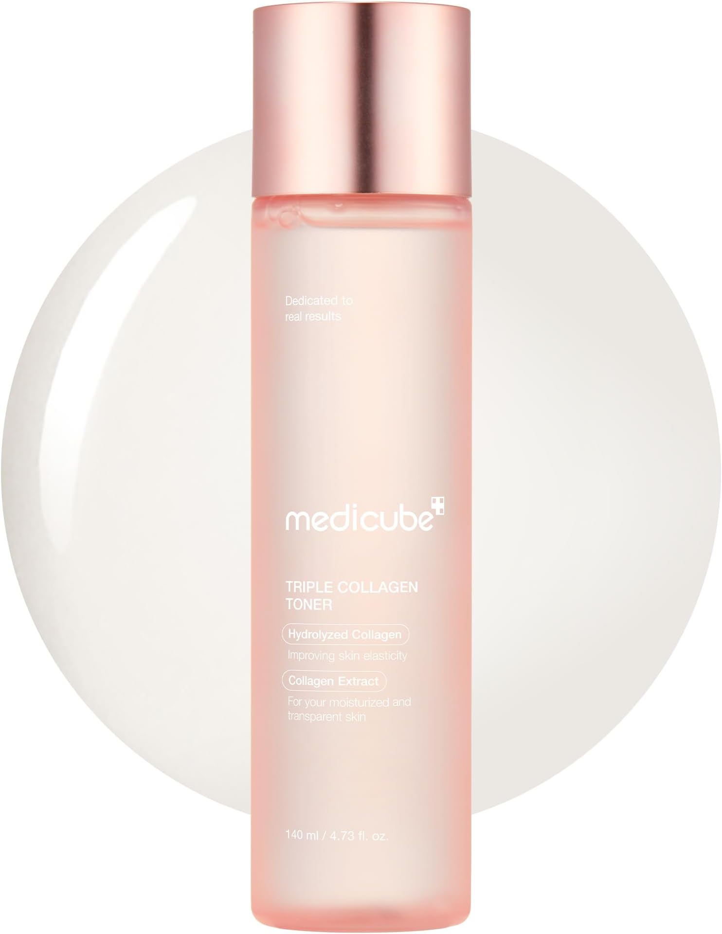 Medicube Triple Collagen Toner - Hydrolyzed, Atelo, & Soluble Collagen for Deep Hydration & Plump Skin - Fast-Absorbing Formula for All-Day Suppleness, Korean Skincare (4.73 fl.oz.)