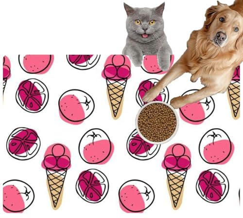 Pet Cat Dog Food Mat for Water Bowl Placemat for