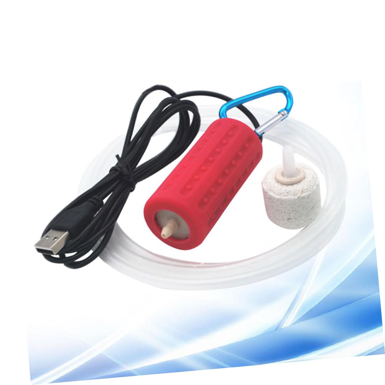 Mipcase 2piezas Bomba De USB Silenciosa para Acuarios para Tanques De Peces Pequeños y Medianos Consumo Compatible Diversas Especies Acuáticas