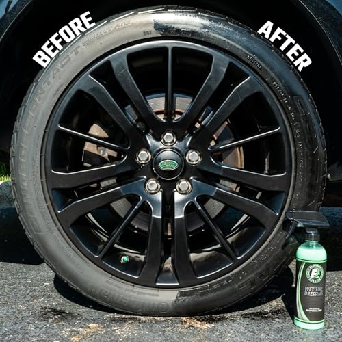 image for ExoForma Wet Tire Dressing Spray - Extremely High Shine Tire Dressing 