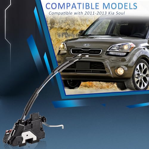 Image of Front Right Passenger Side Door Lock Actuator Assembly Compatible for Kia Soul 2011-2013 Door Latch Actuator, Replace# 81320-2K050