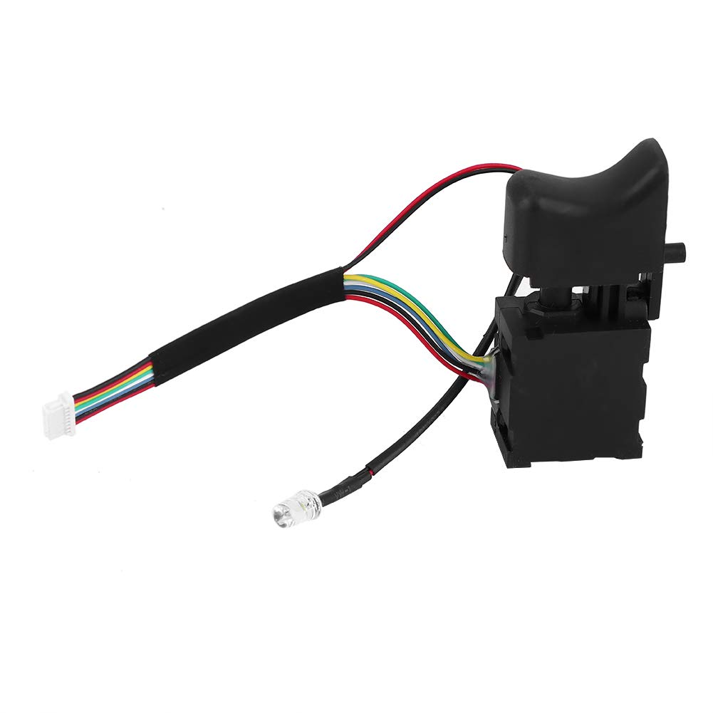 7.2V - 24V Lithium Boor Schakelaar Batterij Draadloze Boor Snelheidsregeling Trigger Schakelaar Met Klein Licht