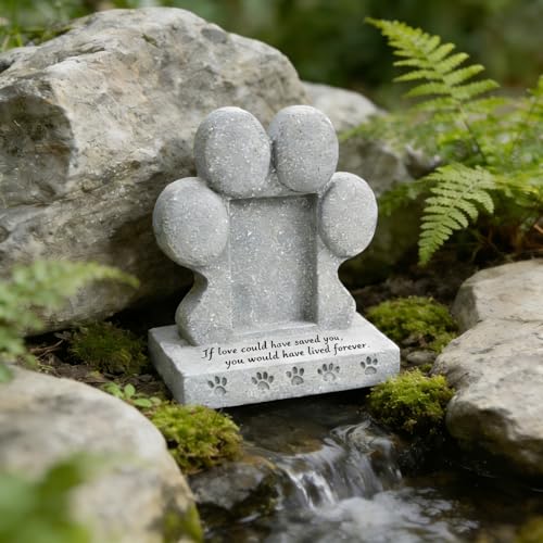 Piedra Marcadora de Tumba para honrar la memoria de perros y gatos fallecidos 8