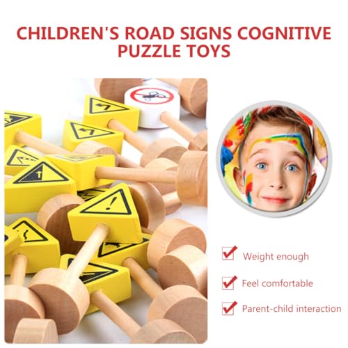Panneaux de Signalisation en Bois Éducatif Garçon Filles - 5