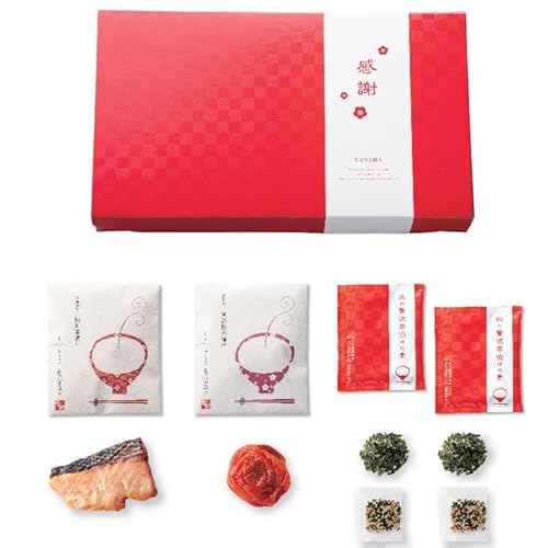 贅沢な逸品 鮭 & 梅干し お茶漬け ギフト 1箱 結婚式 引出物 内祝い お返し 退職祝い 記念品 母の日 お礼 グルメ