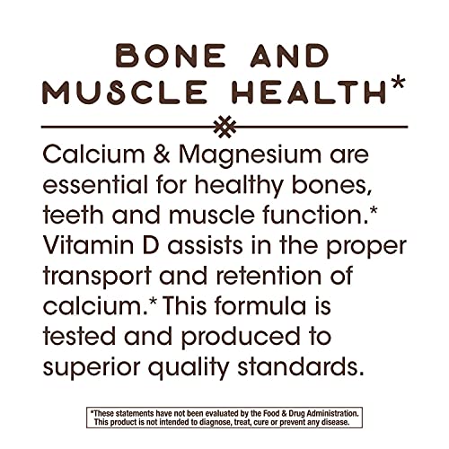 Nature's Way Calcium Magnesium Vitamin D Capsules #TOP17