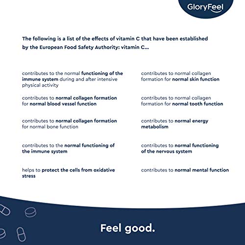 Vitamine C + Zink Supplement, Vitamine C 500 mg + 10 mg Zink, 365 Vegan Capsules, Vitamine C Gebufferd met Calcium… - Image 6