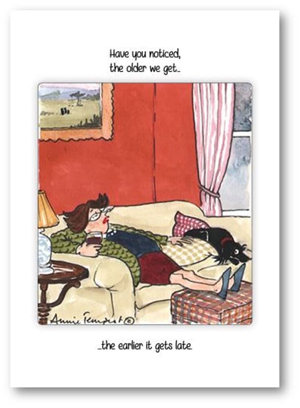 Peartree HeybridgeGeneral Male/Female Funny Blank/Birthday Card for Men/Women - The Older We Get... - Recyclable & Made in Britain