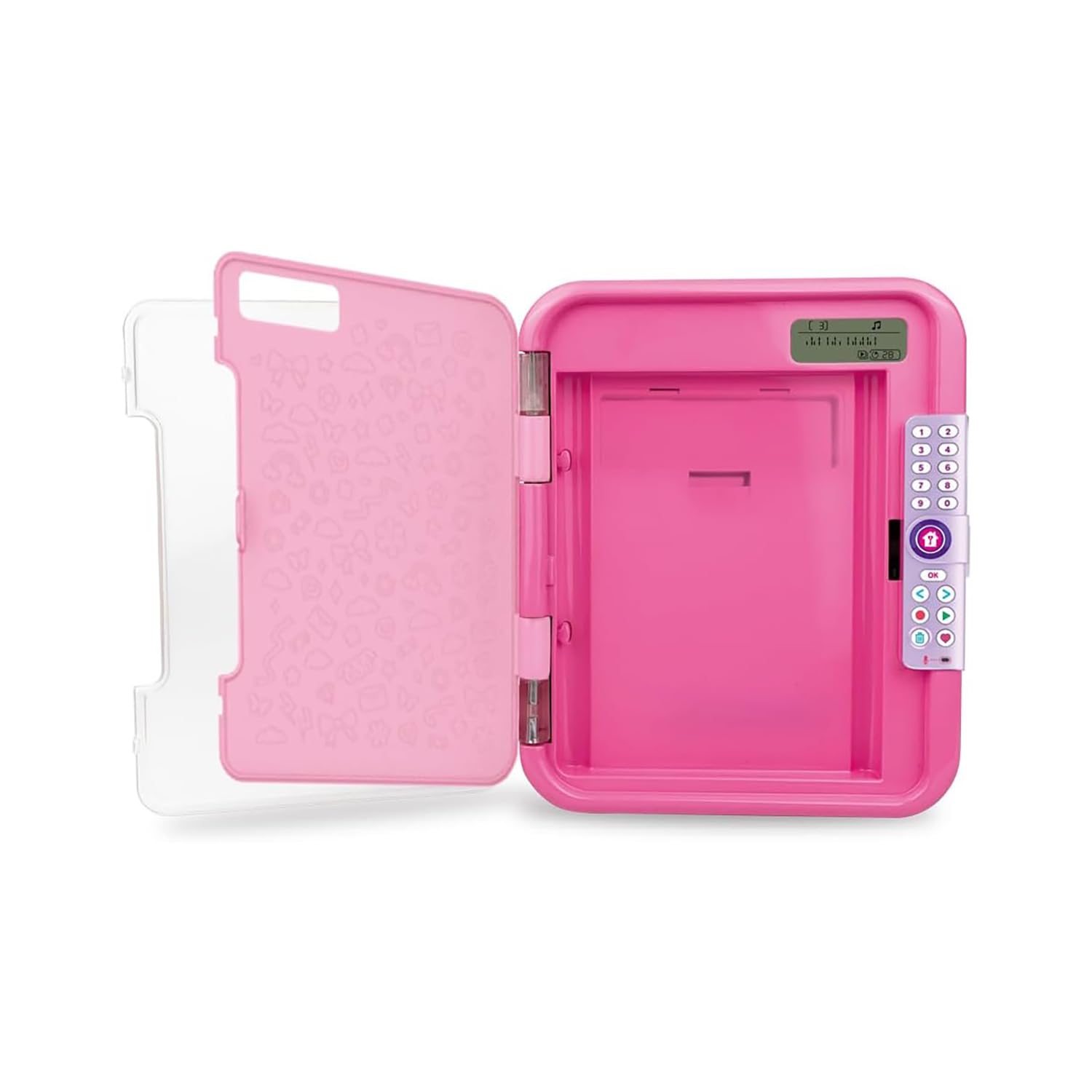 VTech KidiSecrets 365 – Diario Secreto de Voz, Diario Secreto Interactivo para niñas con grabadora de Voz, Diario con Pantalla LCD y código Secreto, Idioma Italiano, Pilas Incluidas, 5 – 12 años