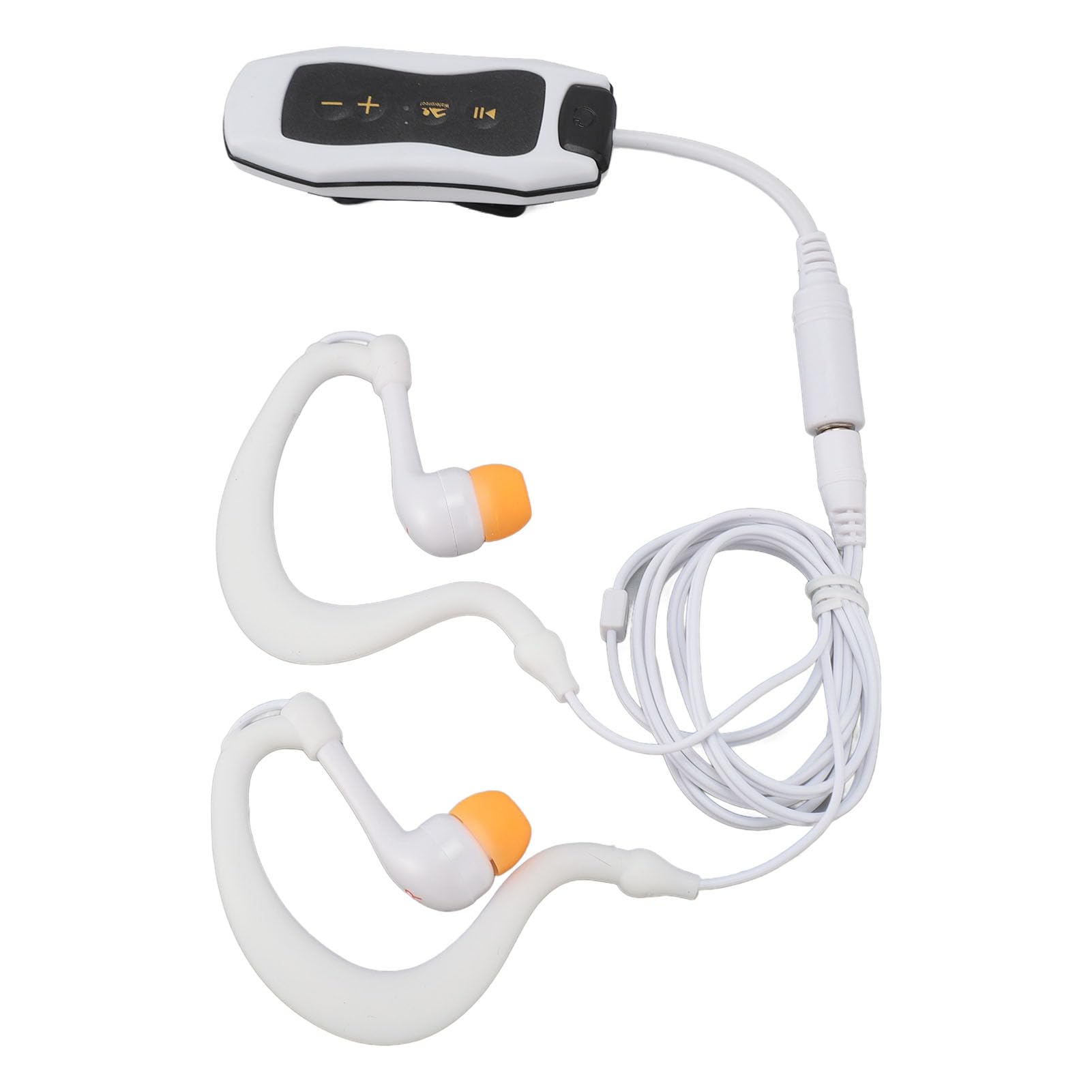 Jectse Lettore MP3 Subacqueo, USB 2.0 Ricaricabile Compatto Impermeabile a Bassa Perdita da 8 GB Design Ergonomico per la Corsa per Le Immersioni