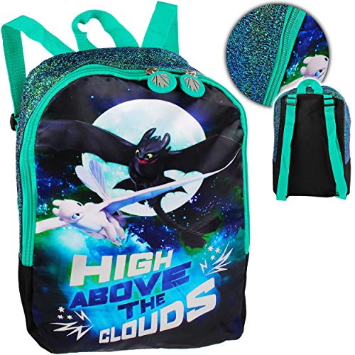 alles-meine.de GmbH 3D Effekt Kinder Rucksack - Dragons - Drachenzähmen leicht gemacht - Tasche - beschichtet & wasserfest - Kinderrucksack/groß Kind - Jungen - z.B. für Kind..