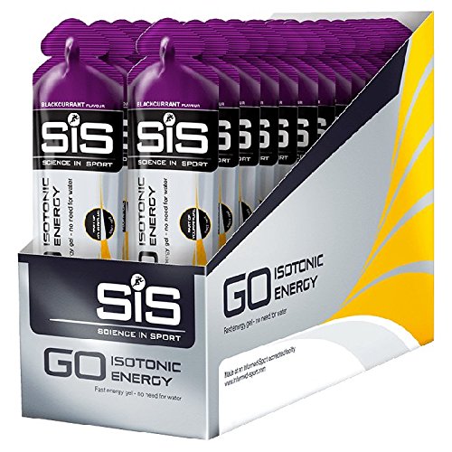 SIS GO Gel Isotonico energetico bici ciclismo sport 60 ml 30 pezzi ribes nero
