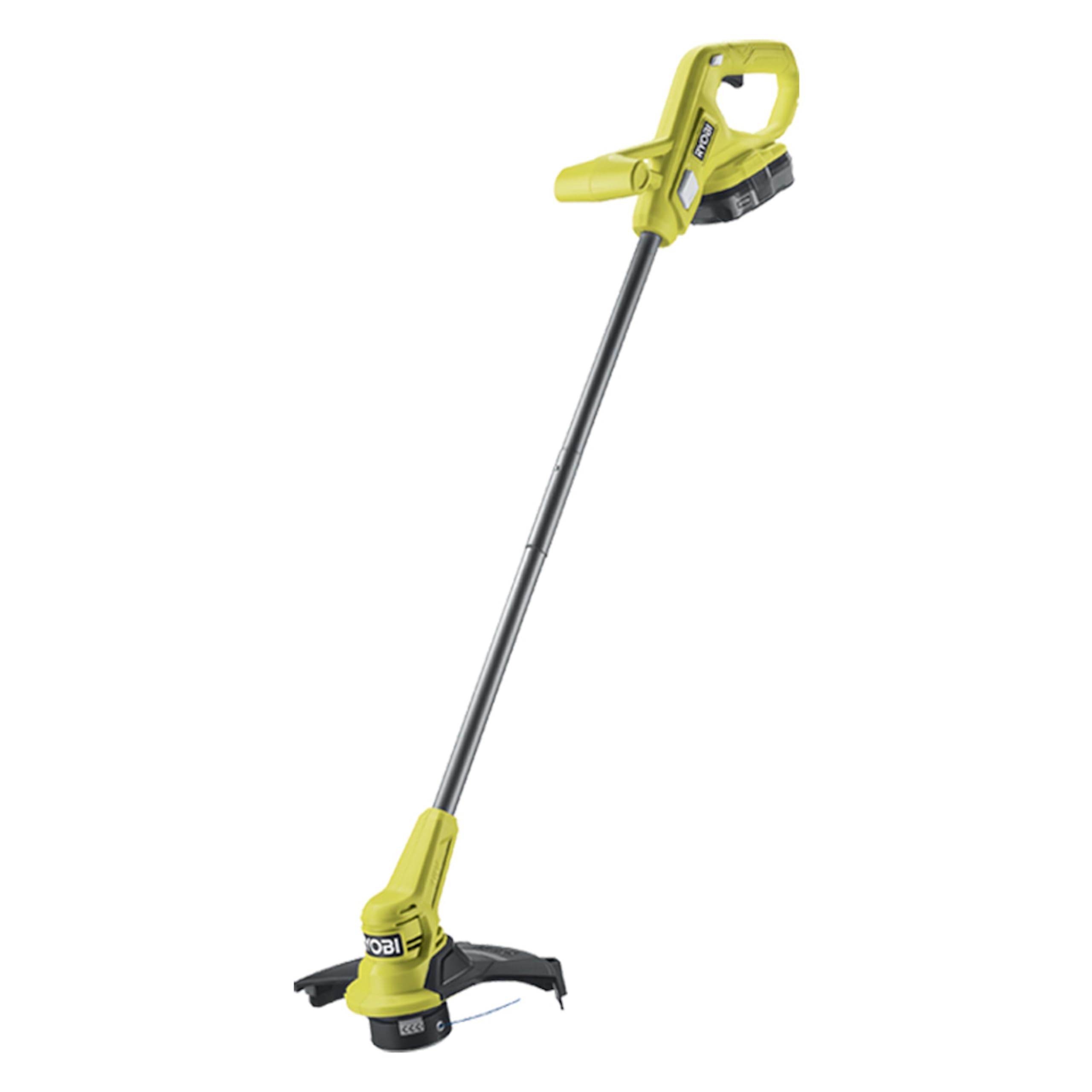 Ryobi Coupe Bordures - Dresse Bordures 18V OnePlus - sans Batterie ni Chargeur - RY18LT23A-0 & Tête Double Lames Dentelées (+10 Lames) - Compatibles RLT1825LI / RLT1830LI / RLT183113 / RLT1831H25
