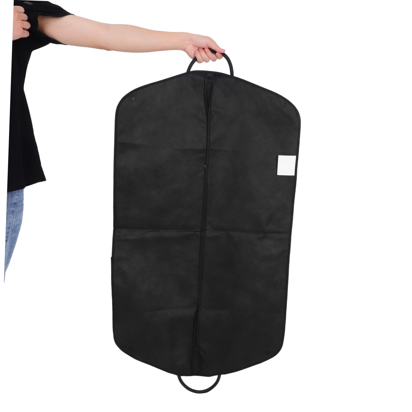 POPETPOP 2 Piezas Bolsa para Trajes No Tejida con Asa Protectora para Vestidos Abrigos y Chaquetas Ligera y Transpirable para Viajes y Almacenamiento