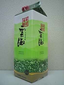 そば雲海 1.8Lパック 25度 6本 楽天市場】雲海酒造 本格そば焼酎 雲海 パック 25度 1.8L×6本(1