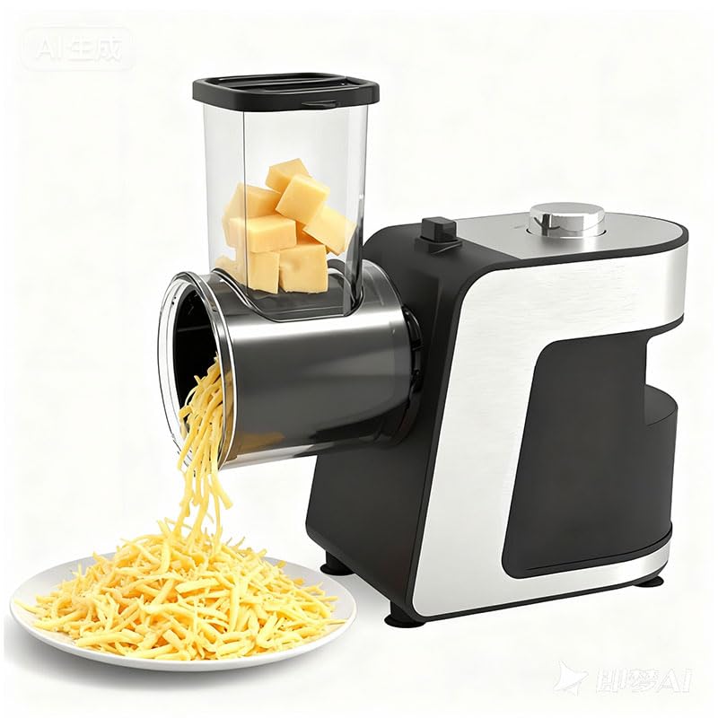 Rallador Eléctrico para Queso y Verduras, 5 Hojas Intercambiables miniatura 1
