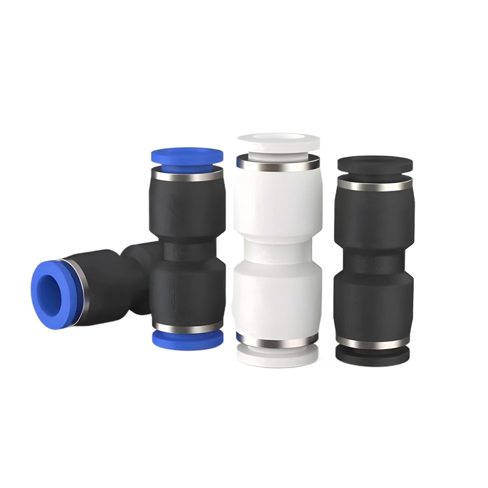 Złączki pneumatyczne Złącze plastikowe PU/PG 4-16 mm wąż rura wciskana proste szybkie połączenie gazowe 1 szt. (PG 8-4 mm, czarny regularny styl)