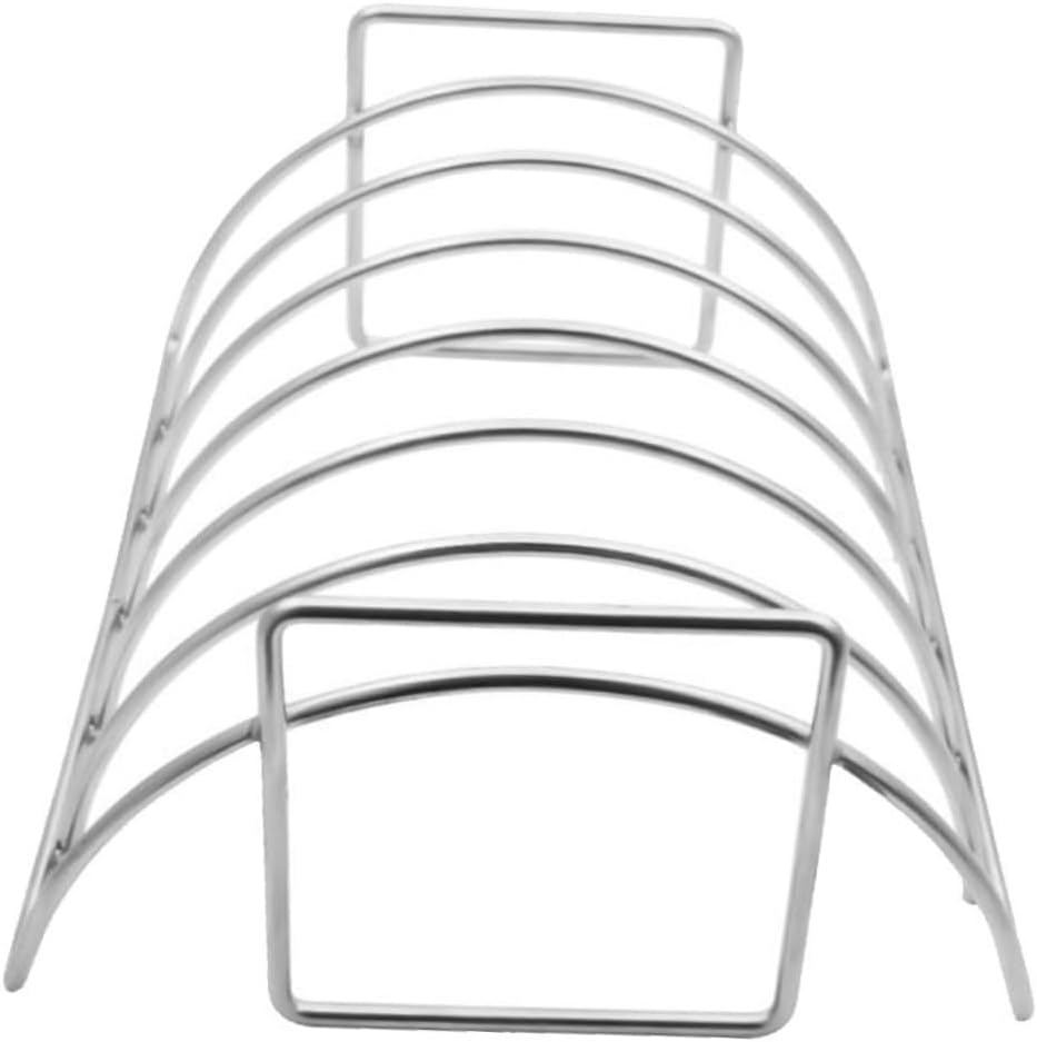 1pc Rib Rack for Grilling Non-Stick BBQ Tool for Ribs Barbecue Grill Rack for Cooking Meats for Roasts and Chickens