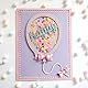 Ballon Stanzschablone Metall Stanzformen Luftballon Schneiden Prägeschablonen Prägung Metall Schablone Stanzschablonen für DIY Scrapbooking Album Kartenherstellung Papier Karten Basteln Dekoration