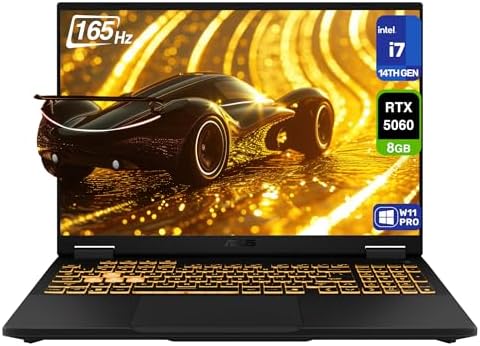 ASUS TUF F16 Gaming Laptop, Intel i7-14650HX, 64 GB DDR5 RAM, 2 T...