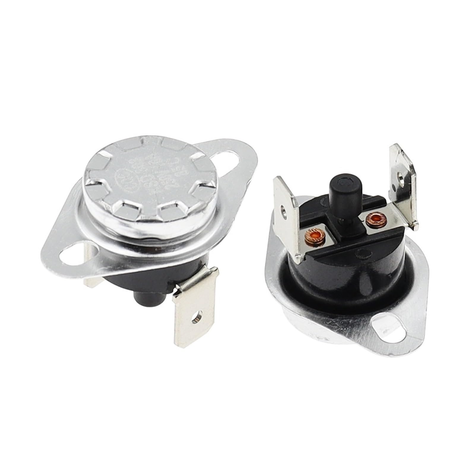 Thermostat à réinitialisation Manuelle, Interrupteur de température normalement fermé, contrôle de la température, KSD301 KSD303 10A 45 150 C degrés, 1 pièce (Color : 75C)