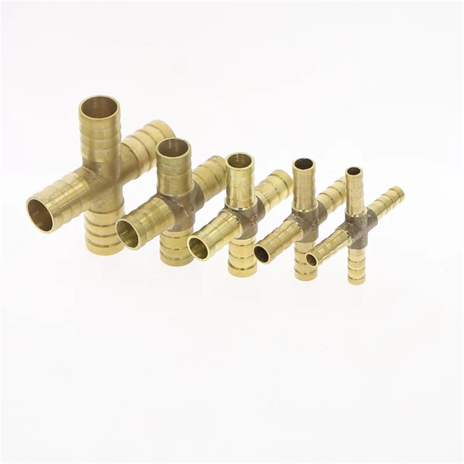 Connecteur raccord de tuyau en laiton 4 voies résistant pression fuite 19mm