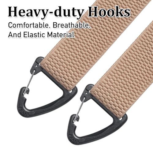 Image of SUNEZLGO Suspenders for Men Heavy Duty, X Back Hidden Suspender 1.5 inch Under Clothing, Adjustable Work Suspenders for Men Women