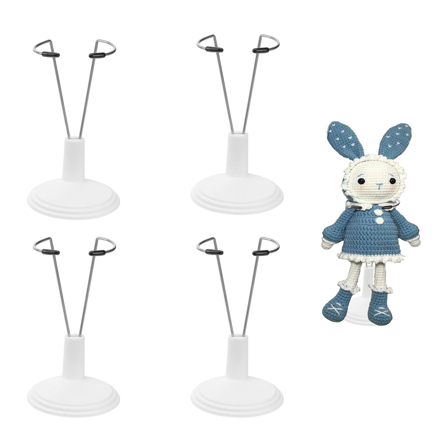Supporti per Bambole Regolabili 20cm, Supporto per Esposizione Figure, Accessori per Modelli