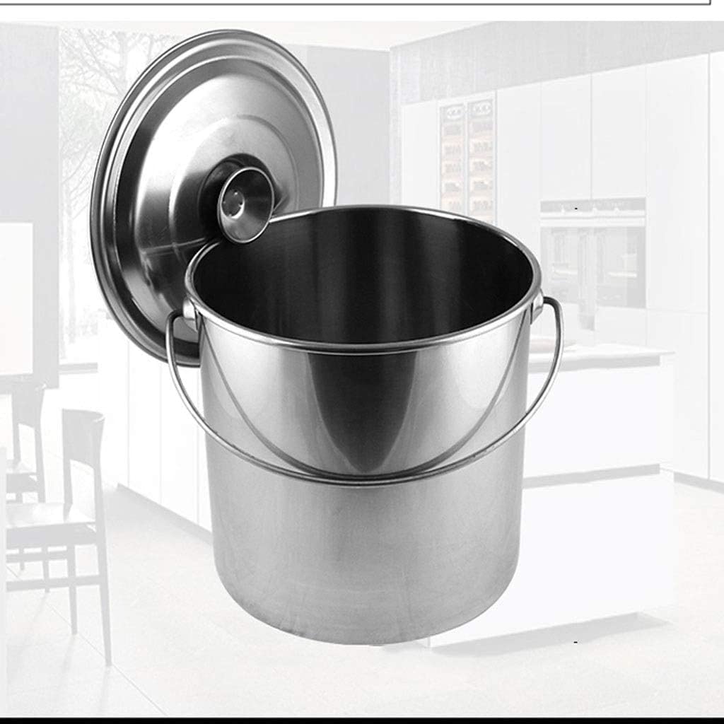 Cubo de Hielo de Acero inoxidable 304 con ASA portátil, contenedor de Hielo de Gran capacidad de 6,3 l, cubo de almacenamiento para El hogar, enfriador de bebidas Secchiello per Bottiglie