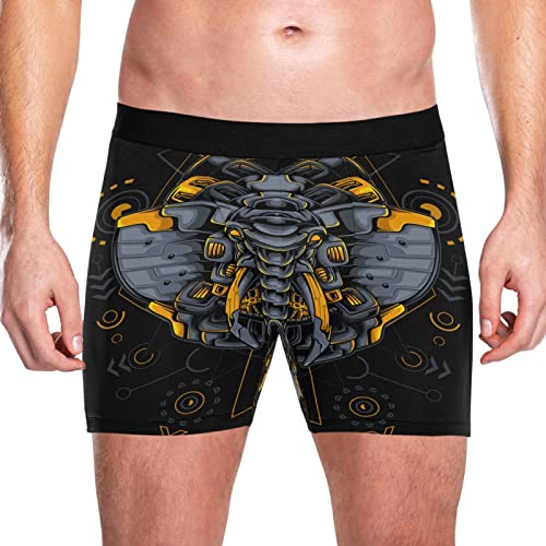 Bóxer para hombre Vnurnrn antirozaduras, pack de 2 ropa interior elástica y cómoda 2