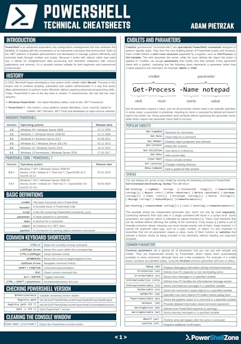 PowerShell - Technical CheatSheets (English Edition)