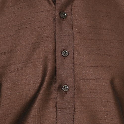 Image of Royal Kurta Men's Cotton Silk Plain Solid Long Only Kurta
