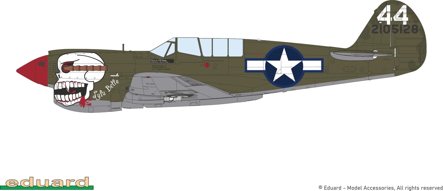 Edualdo 1/48 Profi Pack P-40N Warhawk Kunststoff Modell EDU82242 (Flugzeug)