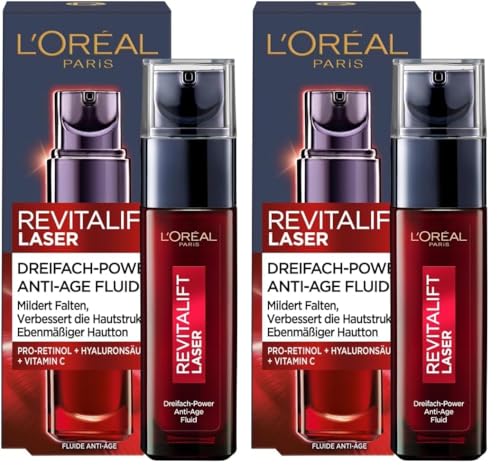 Revitalift Laser X3 L'Oréal Paris Suero, 30ml (Paquete de 2)