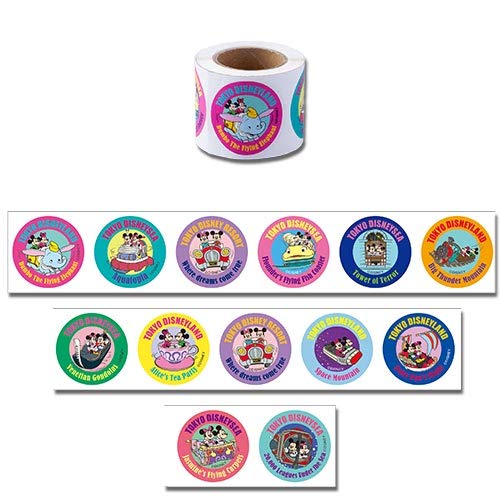 Amazon.co.jp: ミッキー＆ミニー シール アトラクションデザイン