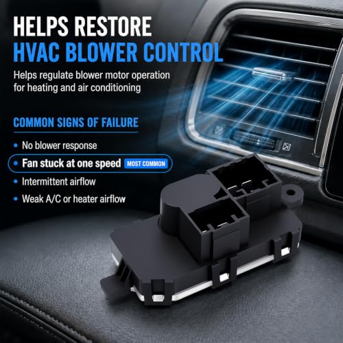 Image of AITKEN HVAC Heater Blower Motor Resistor Blower Motor Control Module | Automatic AC, Fits Ford Escape 2013-2014, Ford Focus 2012-2018, Ford Transit Connect 2014-2023, Lincoln MKC 2015-2016