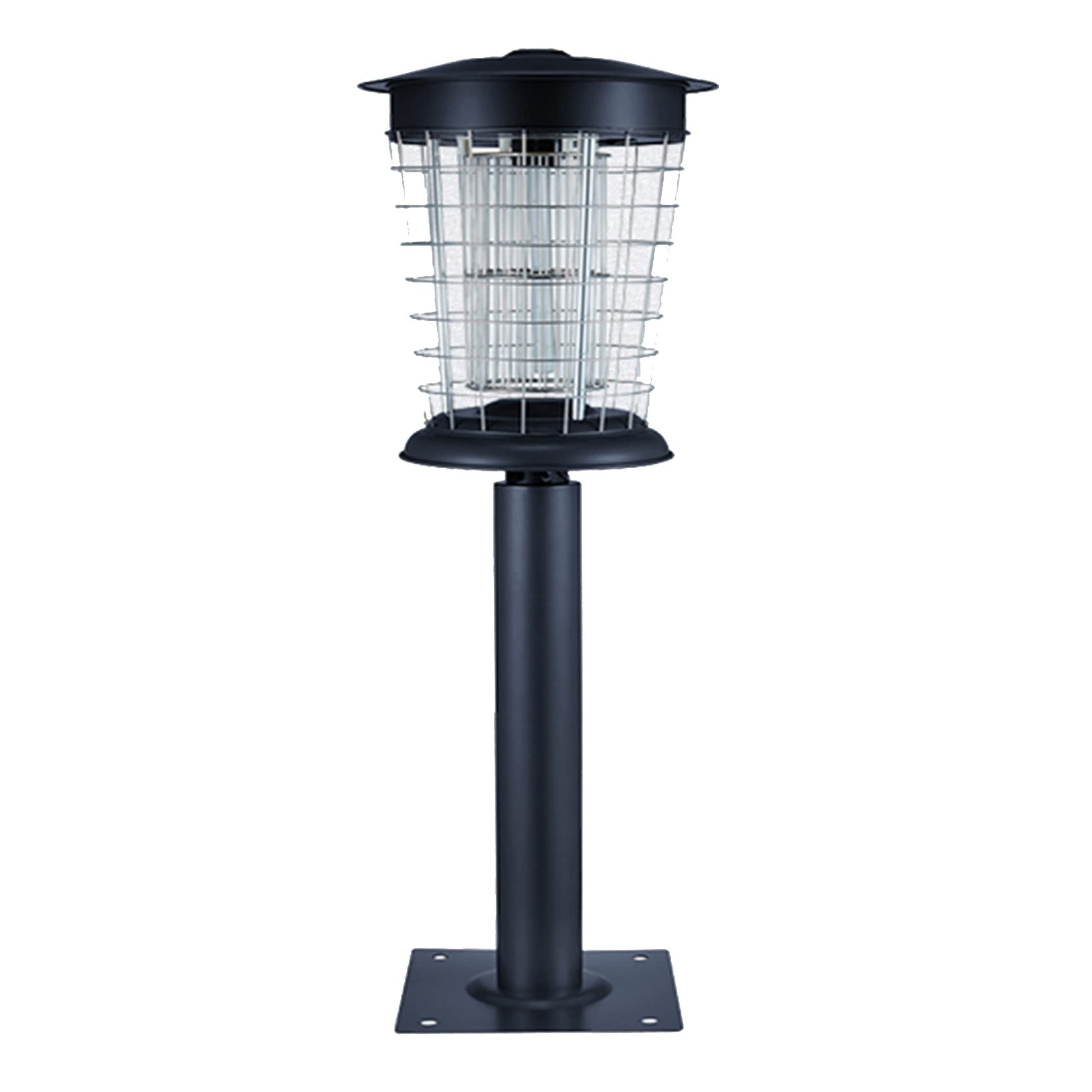 Lampada Antizanzare Elettrica 3500V, 2 in 1 Luce del Paesaggio Esterno in Lega di Alluminio,IPX6,Adatto per parchi, scuole, ospedali e Ville, Mosche, Falene, Insetti Zanzare,200m²,E