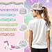Yseoul Girls Glitter Baseball Cap Criss Cross Hat, Girl Ponytail Hat - Kids Baseball Cap with High Bun Messy Ponytail (Ages 5-15)